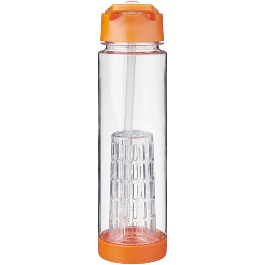 eine wasserflasche mit einem stroh darin Tutti frutti 740 ml Tritan™ Sportflasche mit Infuser (Bild 1)