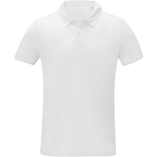 ein weißes poloshirt mit kragen Deimos Poloshirt cool fit mit Kurzärmeln für Herren (Bild 1)