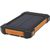 Altair 10 W 5000 mAh robuste Solar Powerbank aus recyceltem Kunststoff mit integrierter Taschenlampe (Bild 1)