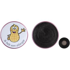 Metallbutton 56mm mit Textilienmagnet