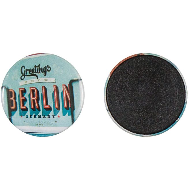 Metallbutton 37mm mit Magnet