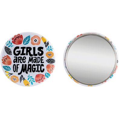 Produktabbildung Metallbutton 56mm mit Spiegel Metallbutton 56mm mit Spiegel