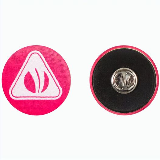 Produktabbildung Textil-Button 31mm mit Pin und Clutch Textil-Button 31mm mit Pin und Clutch (Bild 1)