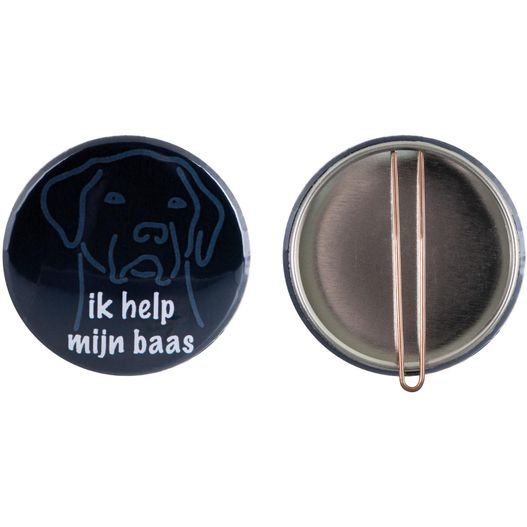 Metallbutton 56mm mit Clip (Bild 1)