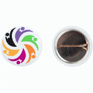 Produktabbildung Textil-Button 25mm mit d-Nadel Textil-Button 25mm mit d-Nadel