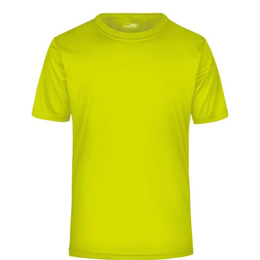 gelbes t - hemd auf weißem hintergrund Men's Active-T - Funktions T-Shirt für Freizeit und Sport (Bild 1)