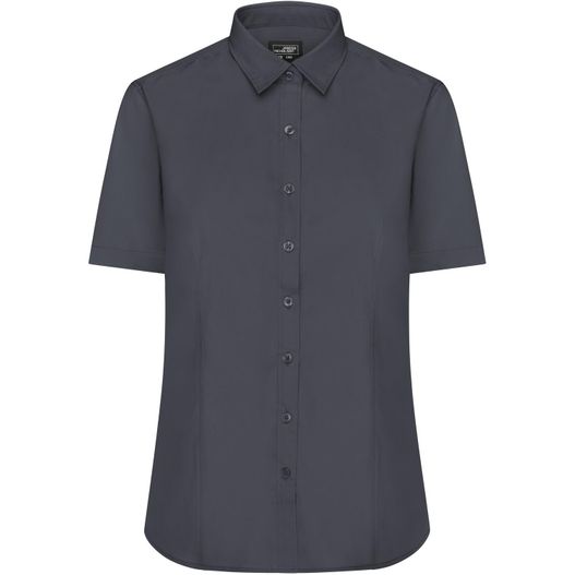 Ladies' Shirt Shortsleeve Poplin - Klassisches Shirt aus pflegeleichtem Mischgewebe (Bild 1)