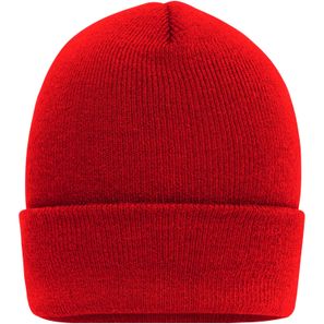 High Brim Beanie - Klassische Strickmütze mit extra breitem Umschlag