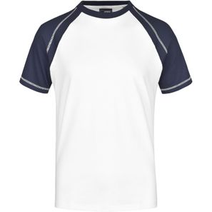 Men's Raglan-T - T-Shirt in sportlicher, zweifarbiger Optik