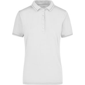 Ladies' Elastic Polo - Hochwertiges Poloshirt mit Kontraststreifen