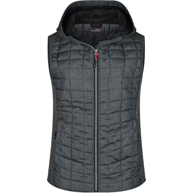 Produktabbildung Ladies' Knitted Hybrid Vest - Weste im stylischen Materialmix Ladies' Knitted Hybrid Vest - Weste im stylischen Materialmix
