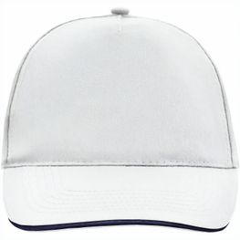 5 Panel Promo Sandwich Cap - 5 Panel Promo Cap mit kontrastfarbigem Sandwich