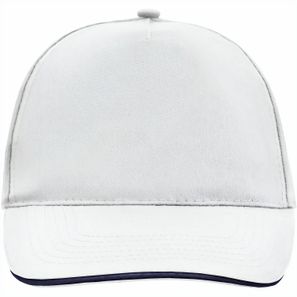 5 Panel Promo Sandwich Cap - 5 Panel Promo Cap mit kontrastfarbigem Sandwich