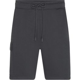 Men's Lounge Shorts - Modische, kurze Sweathose aus BIO-Baumwolle im Cargo-Style