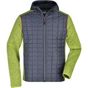 Men's Knitted Hybrid Jacket - Strickfleecejacke im stylischen Materialmix