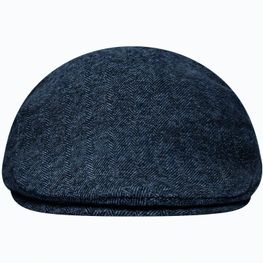 Dandy Cap - Flache Mütze mit verdeckt genähtem Schild