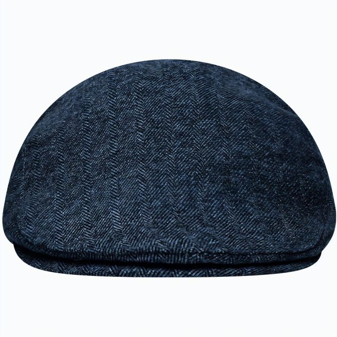 Dandy Cap - Flache Mütze mit verdeckt genähtem Schild