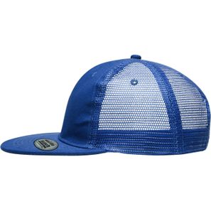 6 Panel Flat Peak Cap - 6 Panel Mesh Cap mit flachem Schild
