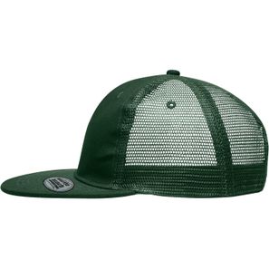 6 Panel Flat Peak Cap - 6 Panel Mesh Cap mit flachem Schild