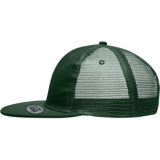 6 Panel Flat Peak Cap - 6 Panel Mesh Cap mit flachem Schild (Bild 1)