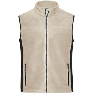 Men's Workwear Fleece Vest - STRONG - - Strapazierfähige Fleeceweste im Materialmix