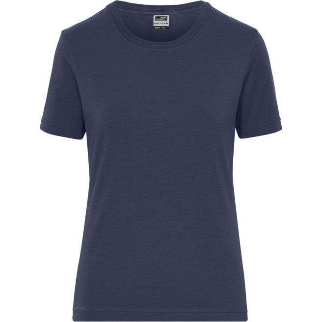 Ladies' BIO Stretch-T Work - SOLID - - T-Shirt aus weichem Elastic-Single-Jersey