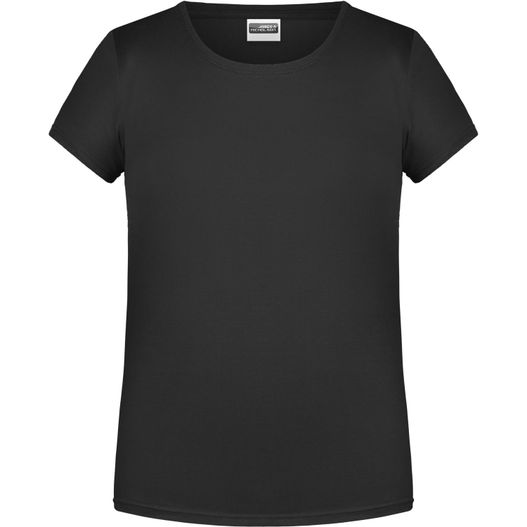 Girls' Basic-T - T-Shirt für Kinder in klassischer Form (Bild 1)