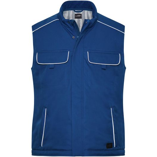 Workwear Softshell Padded Vest - SOLID - - Professionelle Softshellweste mit warmem Innenfutter und hochwertigen Details im cleanen Look (Bild 1)