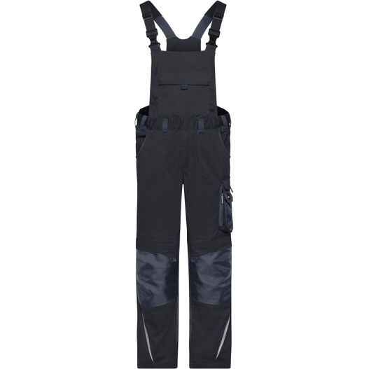 Workwear Pants with Bib - STRONG - - Spezialisierte Latzhose mit funktionellen Details und flexibel einstellbarem, elastischen Bund (Bild 1)