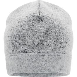 Knitted Fleece Workwear Beanie - STRONG - - Strickmütze in Melange-Optik