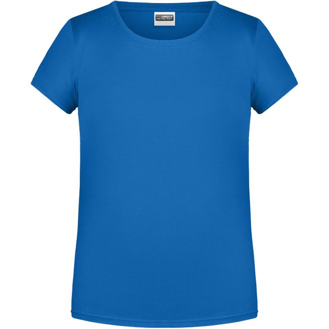 Girls' Basic-T - T-Shirt für Kinder in klassischer Form