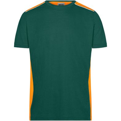 Men's Workwear T-Shirt - COLOR - - Strapazierfähiges und pflegeleichtes T-Shirt mit Kontrasteinsätzen