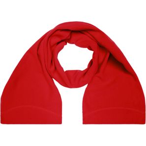 Microfleece Scarf - Eleganter Fleece Schal mit umgenähten Enden und Ziernaht