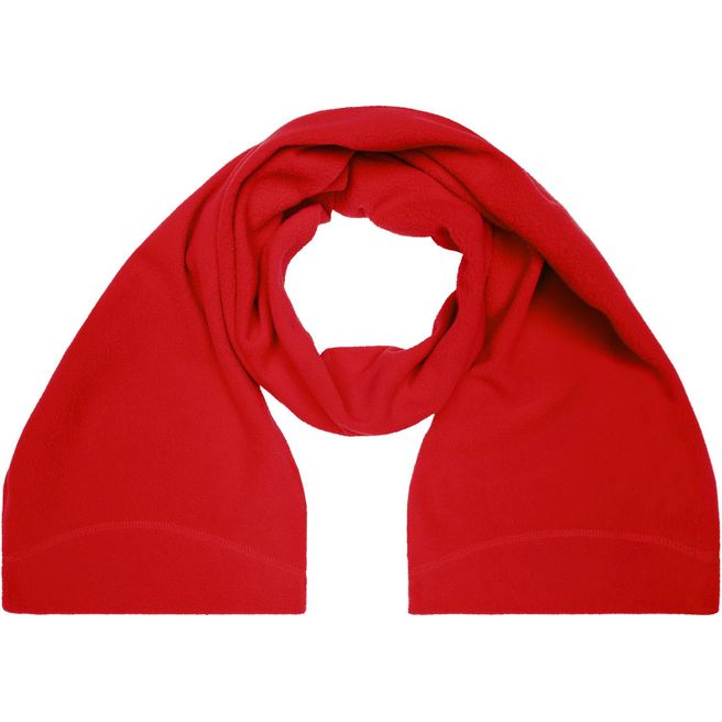 Microfleece Scarf - Eleganter Fleece Schal mit umgenähten Enden und Ziernaht