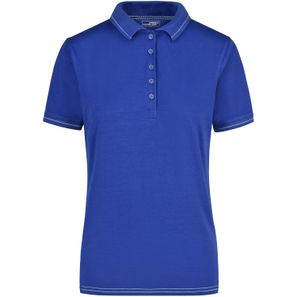 Ladies' Elastic Polo - Hochwertiges Poloshirt mit Kontraststreifen