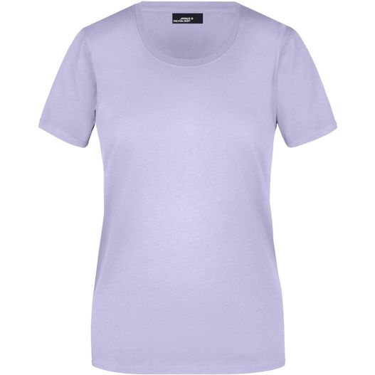 ein frauen t - hemd in lila Ladies' Basic-T - Leicht tailliertes T-Shirt aus Single Jersey (Bild 1)