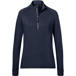 Ladies' Sports  Shirt Half-Zip - Langarm-Shirt mit Reißverschluss für Sport und Freizeit