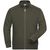 Men's Workwear Sweat-Jacket - SOLID - - Sweatjacke mit Stehkragen und Kontrastpaspel