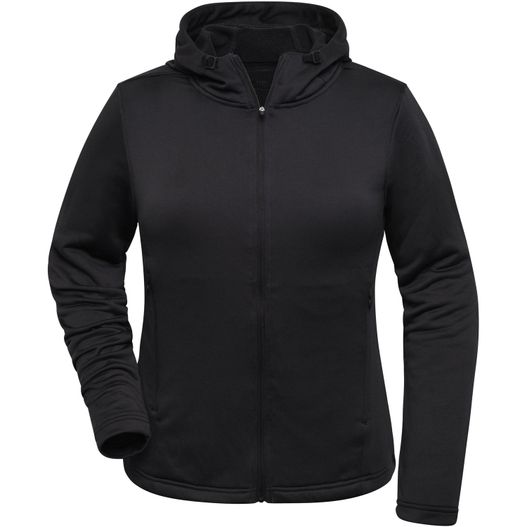 Ladies' Sports Zip Hoody - Modische Kapuzenjacke aus 100% recyceltem Polyester für Sport und Freizeit (Bild 1)