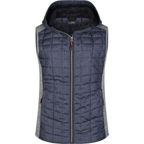 Ladies' Knitted Hybrid Vest - Weste im stylischen Materialmix