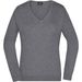 Ladies' V-Neck Pullover - Klassischer Baumwoll-Pullover