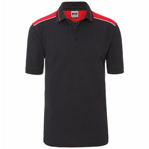 Men's Workwear Polo - COLOR - - Pflegeleichtes und strapazierfähiges Polo mit Kontrasteinsätzen