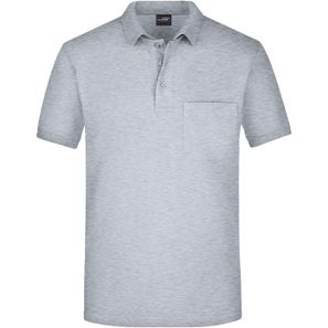 Men's Polo Pocket - Klassisches Poloshirt mit Brusttasche