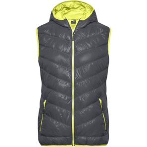 Ladies' Down Vest - Ultraleichte sportliche Daunenweste mit Kapuze