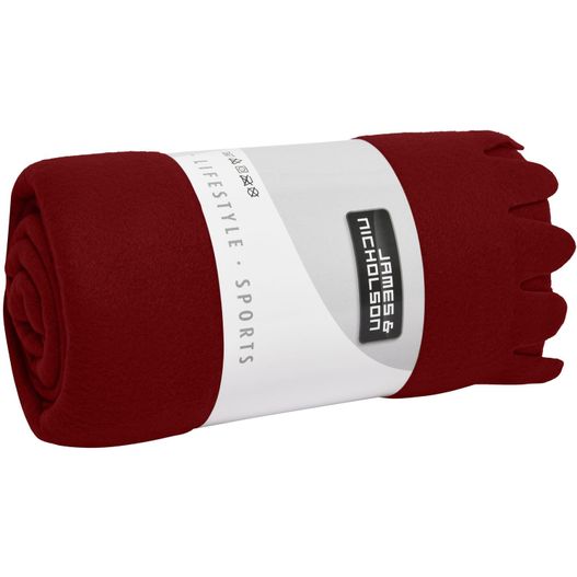 Fleece Blanket - Fleecedecke mit abgerundeten Fransen (Bild 1)