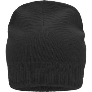 Knitted Beanie with Fleece Inset - Strickmütze mit Fleece Einsatz im Stirnbereich