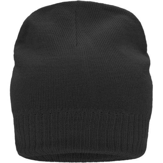 Knitted Beanie with Fleece Inset - Strickmütze mit Fleece Einsatz im Stirnbereich (Bild 1)