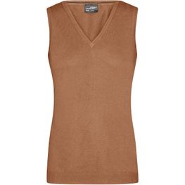 Ladies' V-Neck Pullunder - Klassischer Baumwoll-Pullunder
