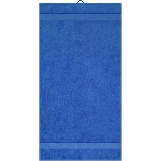 ein blaues handtuch, das an einer wand hängt Hand Towel - Handtuch im modischen Design (Bild 1)