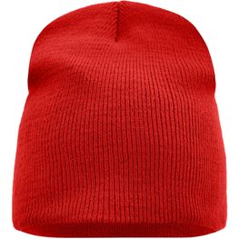 Beanie No.1 - Enganliegende Strickmütze ohne Umschlag